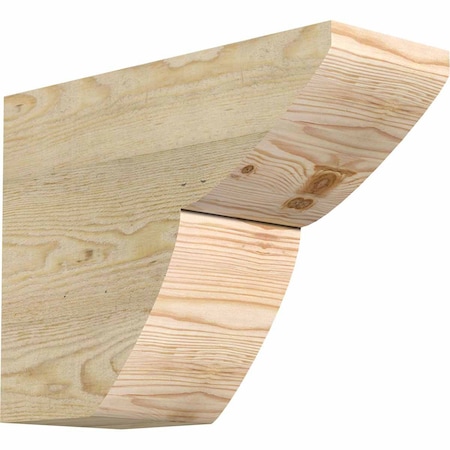 Ekena Millwork Crestline Rough Sawn Rafter Tail, Douglas Fir, 6"W x 12"H x 16"L RFT06X12X16CRE00RDF